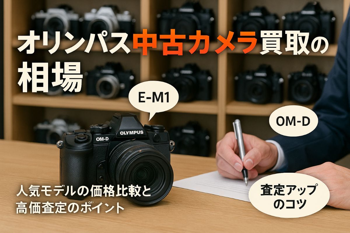 オリンパス中古カメラ買取の相場と高価査定のコツ！人気モデル別価格 