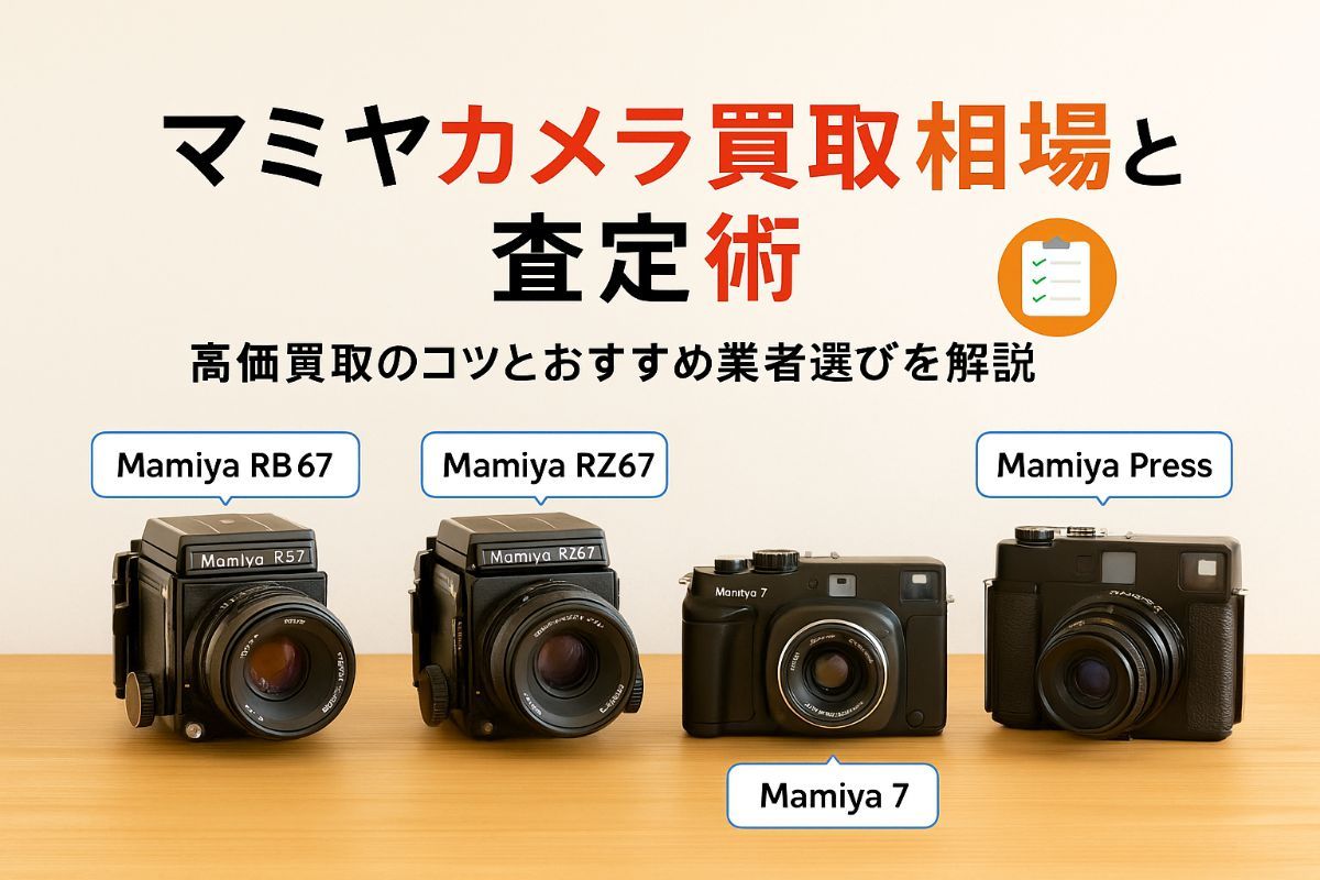 マミヤのカメラ買取の相場と高価査定のコツ徹底解説！人気モデル別価格 