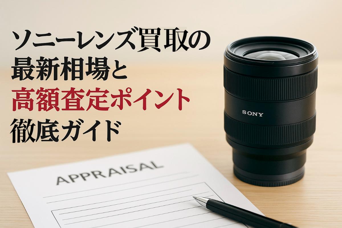 ソニーレンズ買取の最新相場と高額査定ポイント徹底ガイド
